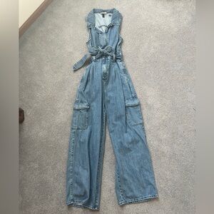 Universal Thread Blue Denim Overalls
